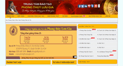 Desktop Screenshot of phongthuyluugia.com
